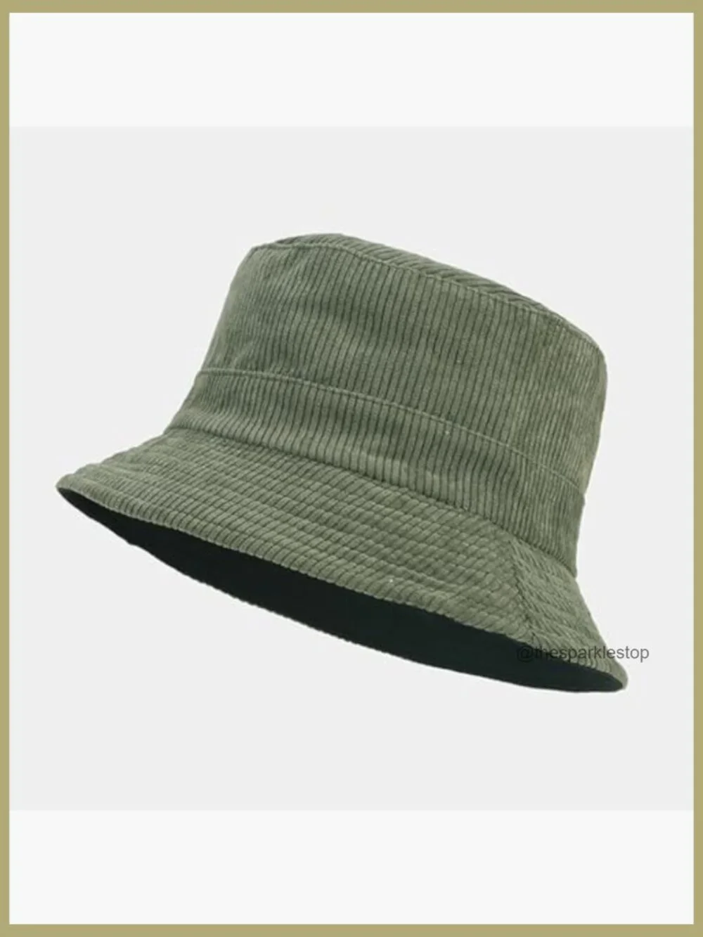 Corduroy Bucket Hat Reversible Unisex Travel Daily Cap